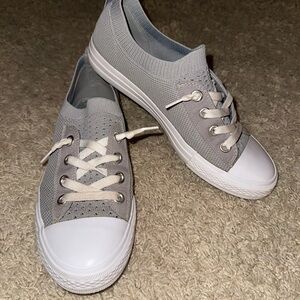 Falls Creek Memory Foam Grey and White sneakers